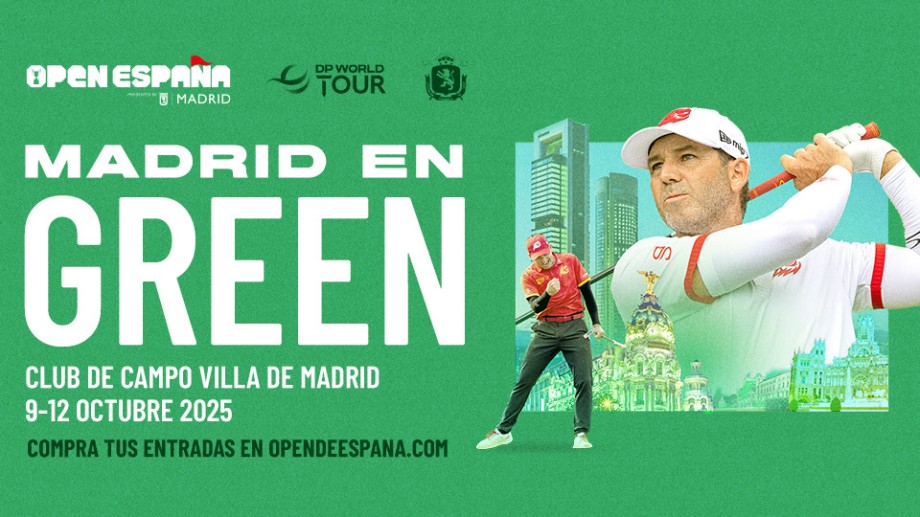 Sergio García estará en el Open de España Presented By Madrid