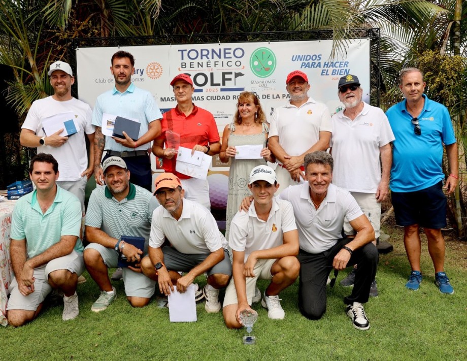 Nuevo éxito de la XIX Edición del Torneo Benéfico Rotary Club Maspalomas