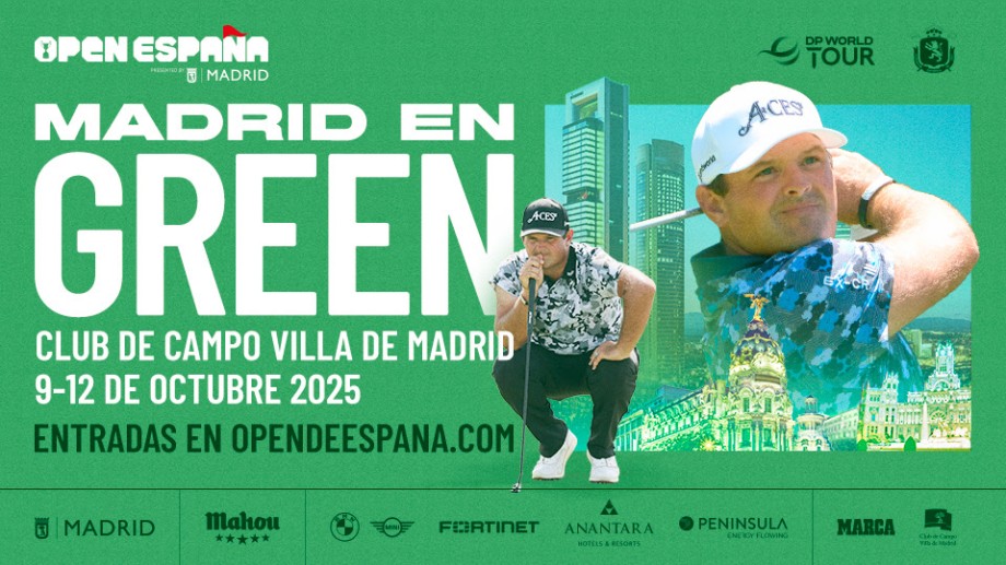Patrick Reed vuelve al Open de España presented by Madrid