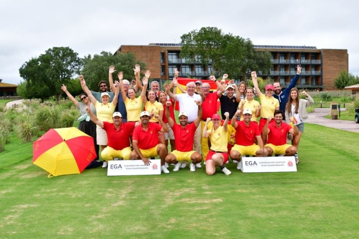 España tumba a Alemania y revalida el Europeo Mid Amateur Masculino