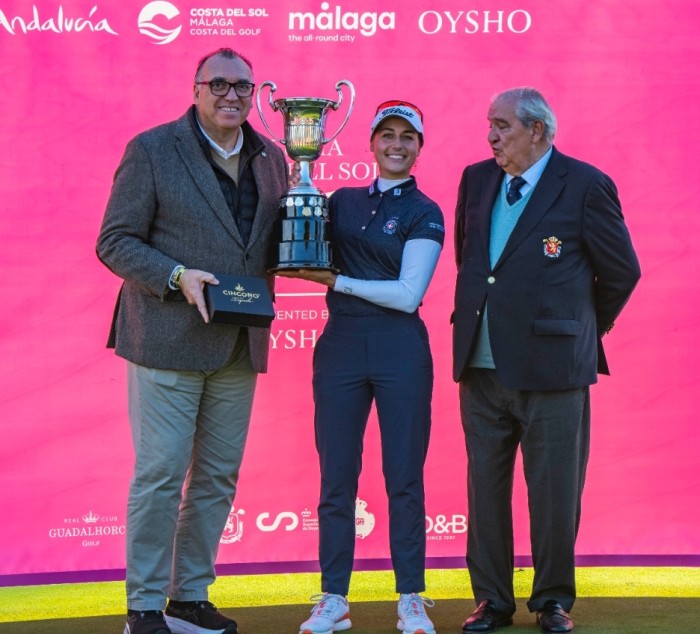 Nastasia Nadaud campeona del Andalucía Costa del Sol Open de España presented by Oysho
