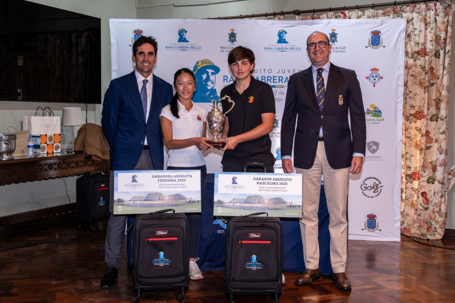 Isabel Martínez y Nico Vidal se alzan con el triunfo final del Circuito Rafa Cabrera Bello