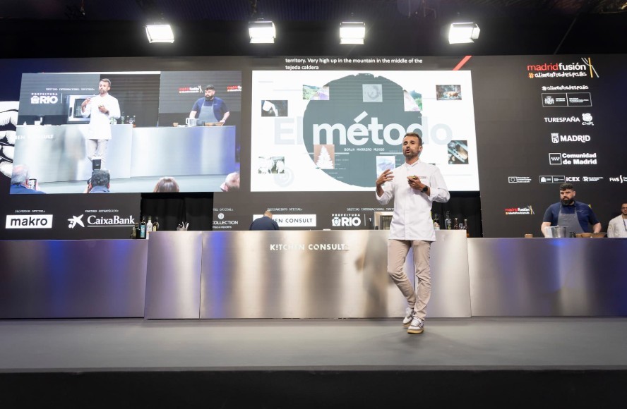 Borja Marrero hace historia en el escenario principal de Madrid Fusión.