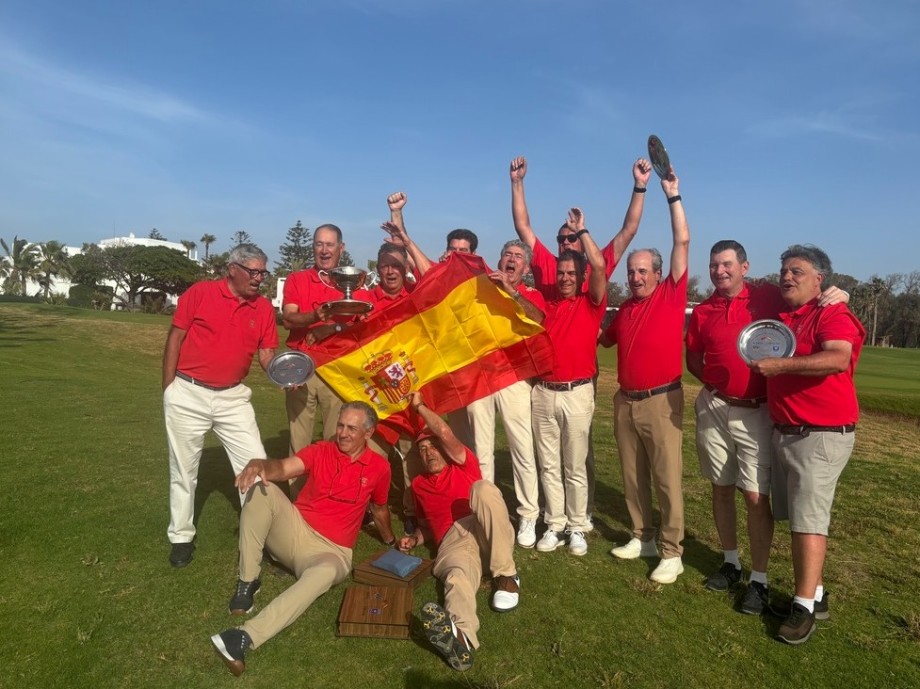 El equipo nacional senior de AESGOLF se impone al de la Asociación Nacional Seniors de Marruecos