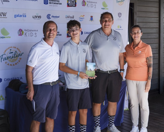 La pareja José Luis y Sebastián Mesa se imponen en la cuarta cita del Circuito de Golf Familiar en Meloneras Golf
