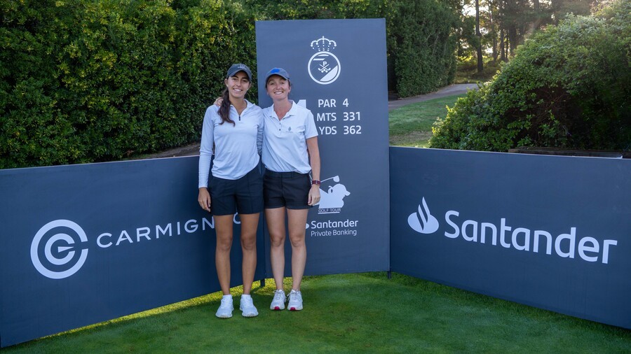 Ana Pina y Marina Escobar marcan el ritmo en el Santander Golf Tour Dobles