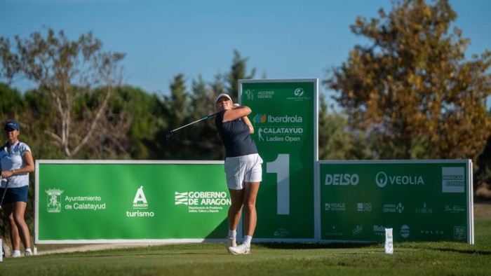 Una explosiva Johanna Sjursen, con 64 golpes, dinamita el comienzo del Iberdrola Calatayud Ladies Open