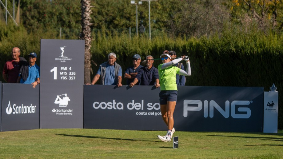 Amaia Latorre vuela en el Santander Golf Tour Sevilla y lidera en el Club Zaudín Golf