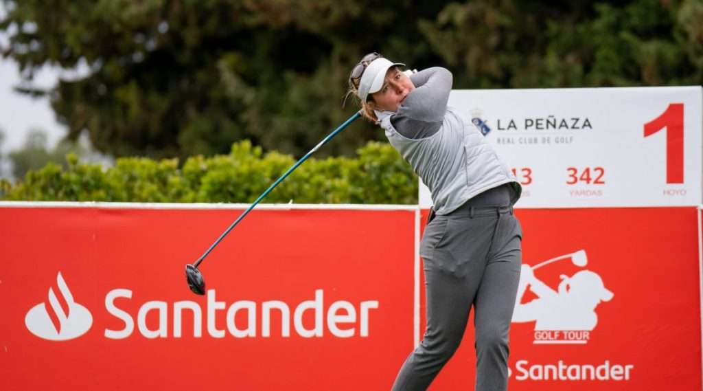 Camilla Hedberg líder en la primera jornada del Santander Golf Tour