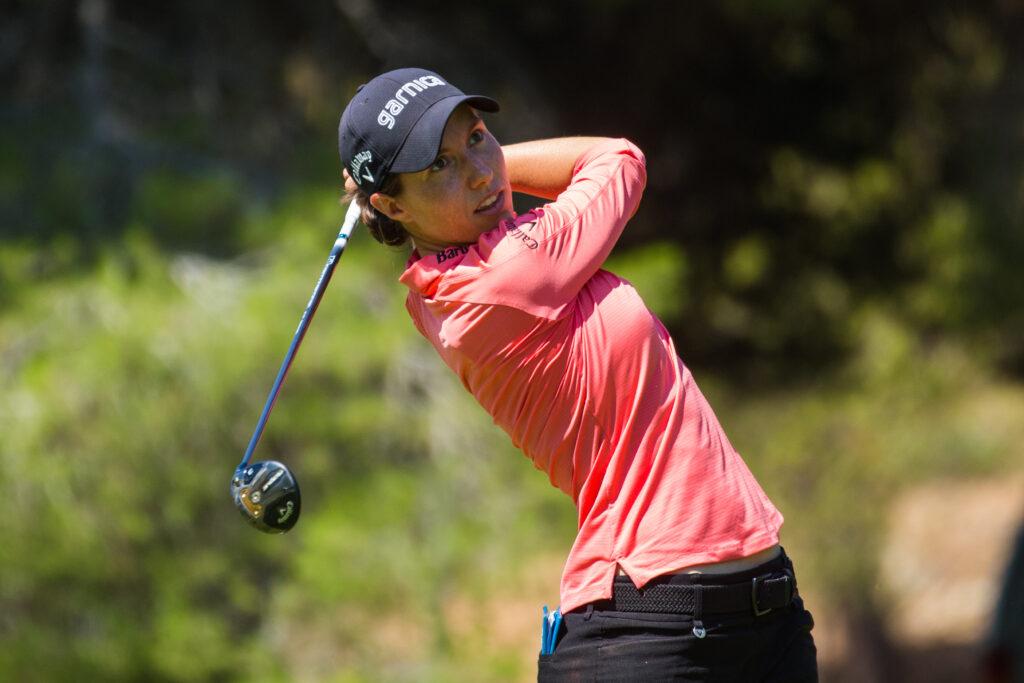 "Chupinazo" de Carlota Ciganda en la primera jornada del Estrella Damm Ladies Open