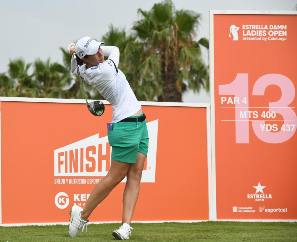 Carlota Ciganda y Ana Peláez, un mismo objetivo en Golf Terramar